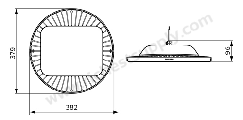 HIGH BAY PHILIPS 85W