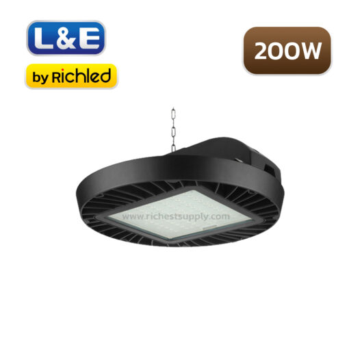 โคมไฮเบย์ LED 200W L&E HBL763