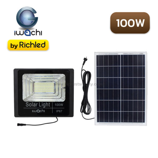 สปอร์ตไลท์ Solar Cell LED 100W IWACHI