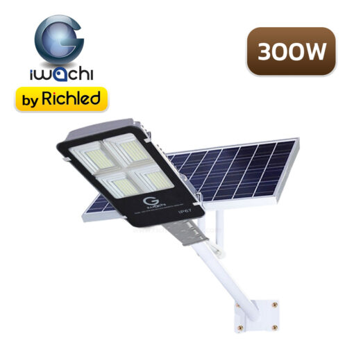 โคมไฟถนนโซล่าเซลล์ LED 300W IWACHI