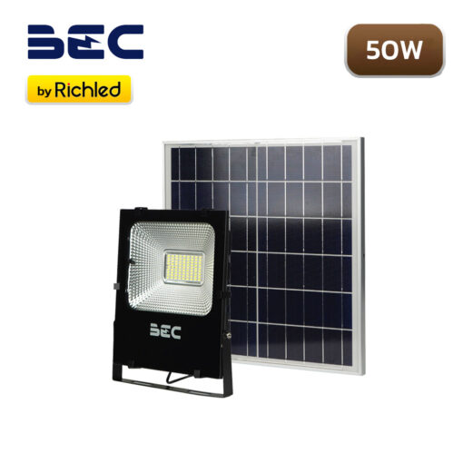 สปอร์ตไลท์โซล่าเซลล์ LED 50W BEC CHEETAH