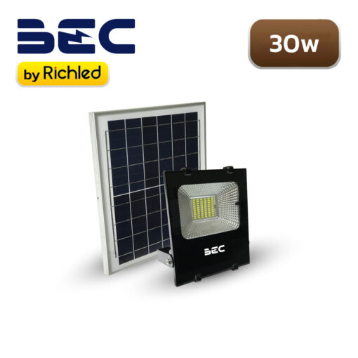 สปอร์ตไลท์โซล่าเซลล์ LED 30W BEC CHEETAH