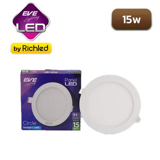 โคมไฟฝังฝ้า LED 15w EVE Circle Slim