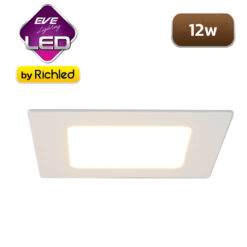 โคมไฟฝังฝ้า LED 12w EVE Square Slim