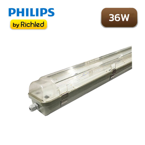 โคมกันน้ำกันฝุ่น 36w Philips tcw097 2x36w