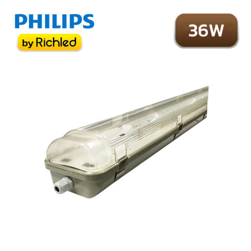 โคมกันน้ำกันฝุ่น 36w Philips tcw097 2x36w