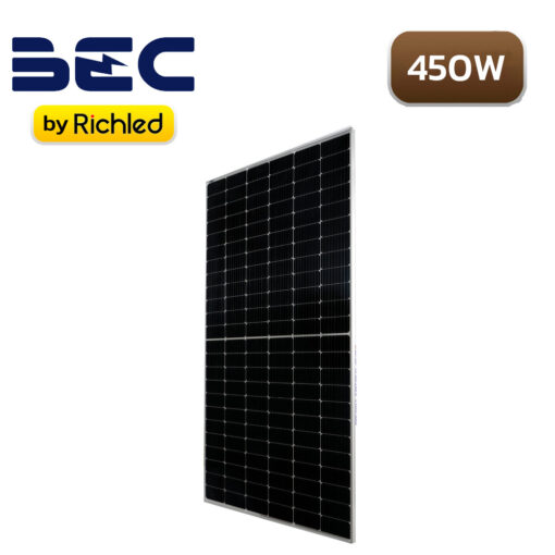 แผงโซล่าเซลล์ BEC OSI-HM 450W HALF CELL