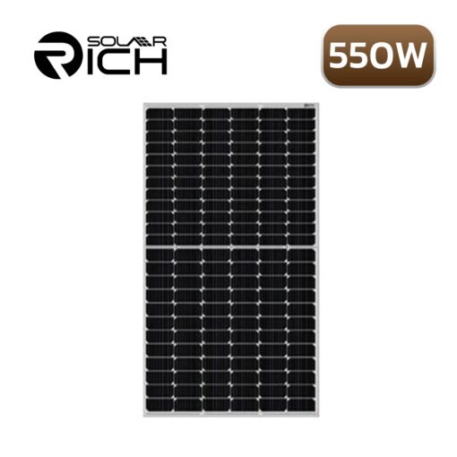 แผงโซล่าเซลล์ SolarRich Mono Half-Cut SLR-PV550W-144 (TS-182series)