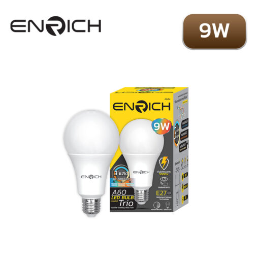 หลอดไฟ-LED-BULB-TRIO-9W-3-COLORS